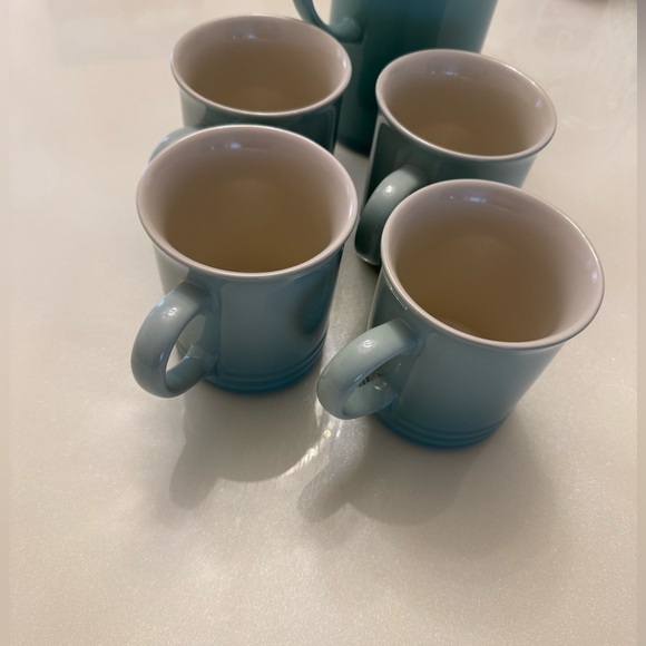 Le Creuset Stoneware Tea / Coffee Set style sage – 5 Pieces - Picture 4 of 16